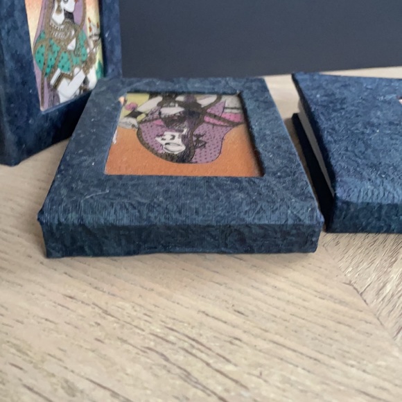 New Unused Crushed Gemstone Stationary Office Set gift Notepad Address Book - Picture 15 of 16